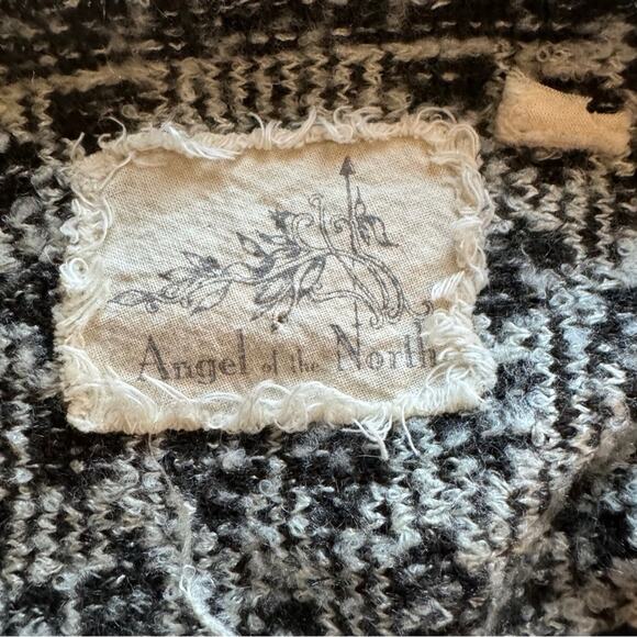 Anthropologie Angel of the North Angel Wings Boucle Wrap Poncho Cardigan One Sz - Picture 7 of 7